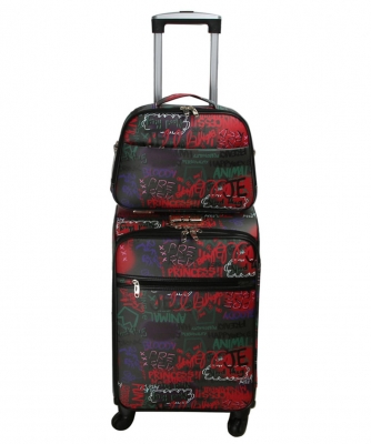 2 IN 1 Graffiti Travel Luggage Set LGOT01 MULTI5